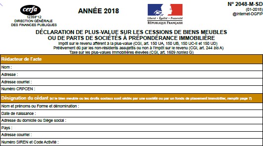 Comment remplir sa déclaration de plus-values ? Imposition plus value